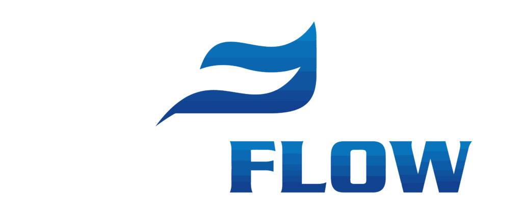 DuctFlow Logo PNG White